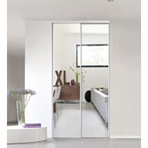 Pack portes de placard coulissant L120xH250cm miroir - OPTIMUM